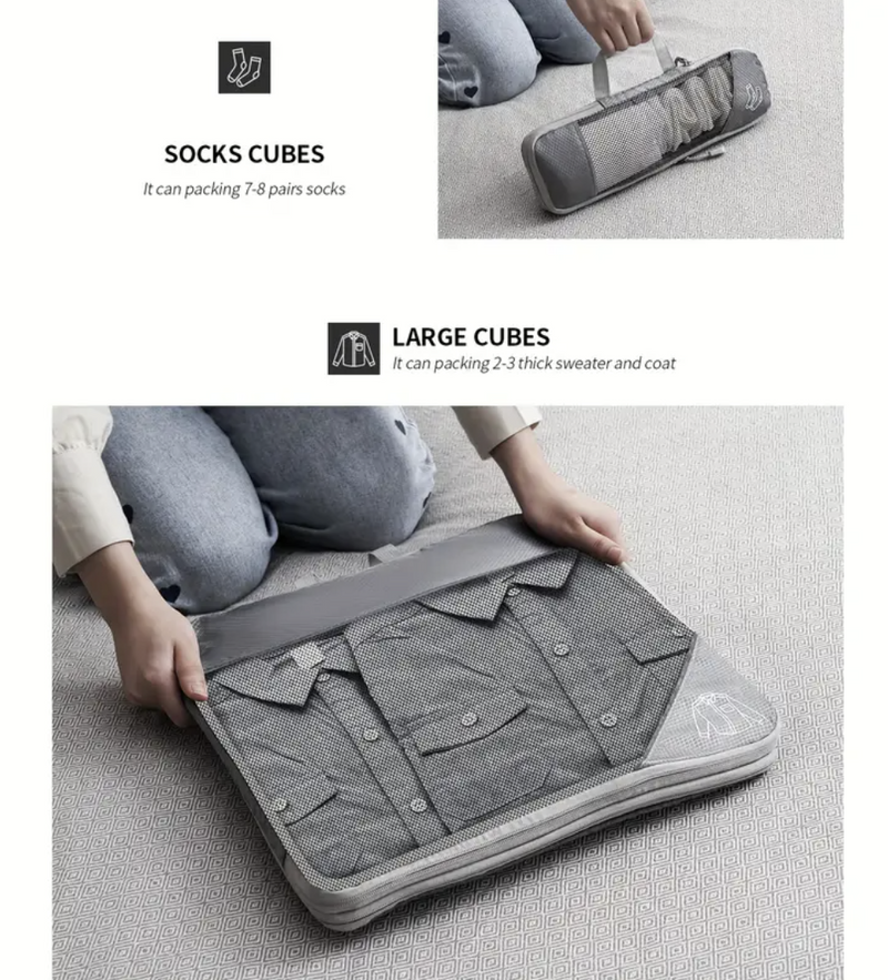 Space-Saving Compression Packing Cubes